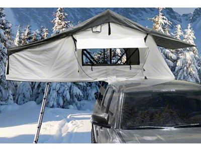 Overland Vehicle Systems Nomadic 3 Extended Roof Top Tent; White (Universal; Some Adaptation May Be Required)