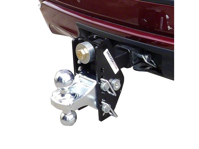 Shocker Hitch XRC Cushion 2-Inch Receiver Hitch Ball Mount; 4-Inch Drop/Rise (Universal; Some Adaptation May Be Required)