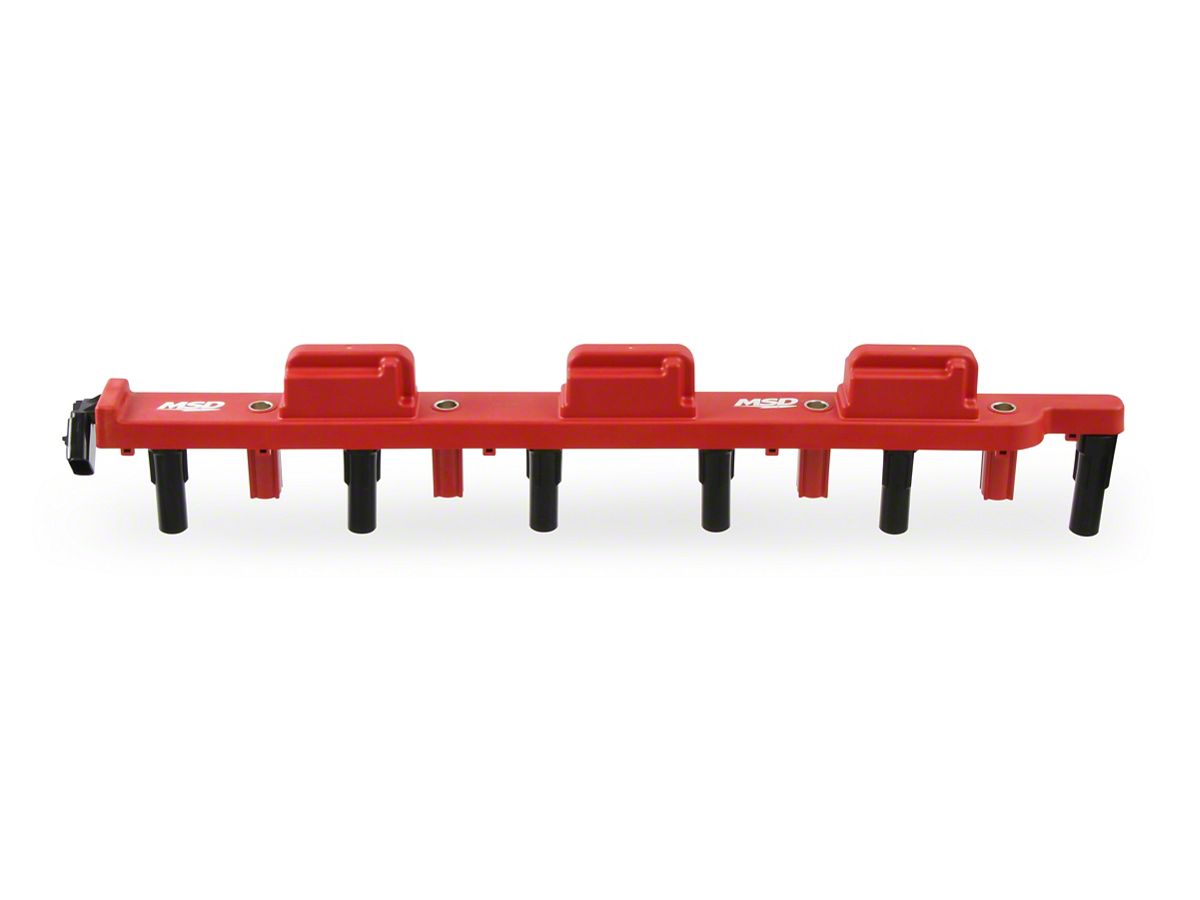 MSD Jeep Wrangler Blaster Coil Pack; Red 82738 (00-06  Jeep Wrangler TJ)  - Free Shipping