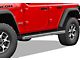 5-Inch iStep SS Running Boards; Hairline Silver (18-24 Jeep Wrangler JL 4-Door)