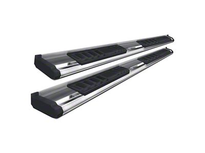 OE Style Running Boards; Polished (18-24 Jeep Wrangler JL 4-Door)