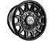 Anthem Off-Road Liberty Satin Black Wheel; 17x9 (07-18 Jeep Wrangler JK)