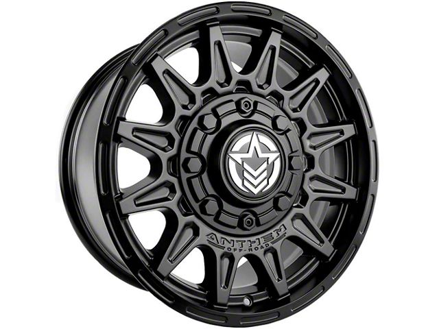 Anthem Off-Road Liberty Satin Black Wheel; 18x9 (22-24 Jeep Grand Cherokee WL)