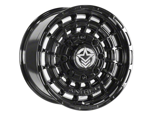 Anthem Off-Road Viper Gloss Black Wheel; 17x9 (18-24 Jeep Wrangler JL)