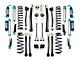 EVO Manufacturing 2.50-Inch Enforcer Stage 4 Suspension Lift Kit with King 2.5 Compression Adjuster Shocks (18-24 2.0L or 3.6L Jeep Wrangler JL, Excluding 4xe)