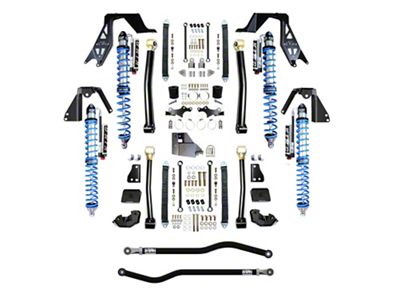 EVO Manufacturing 3 to 5-Inch Enforcer PRO Stage 3 Suspension Lift Kit with King Compression Adjuster Coil-Overs (18-23 Jeep Wrangler JL 2-Door)