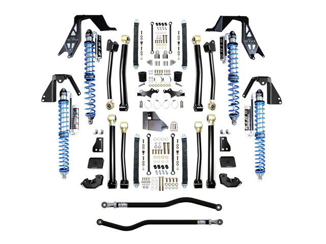 EVO Manufacturing 3 to 5-Inch Enforcer PRO Stage 4 Suspension Lift Kit with King Coil-Overs (18-24 Jeep Wrangler JL 2-Door)