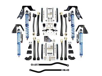 EVO Manufacturing 3 to 5-Inch Enforcer PRO Stage 4 Suspension Lift Kit with King Compression Adjuster Coil-Overs (18-24 Jeep Wrangler JL 2-Door)