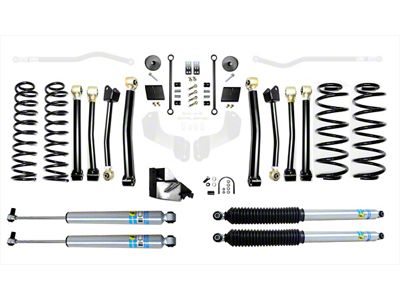 EVO Manufacturing 3.50-Inch Enforcer Stage 4 Suspension Lift Kit with Bilstein Shocks (18-24 2.0L or 3.6L Jeep Wrangler JL, Excluding 4xe)