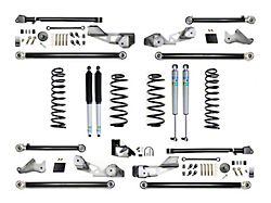 EVO Manufacturing 4.50-Inch High Clearance Long Arm Suspension Lift Kit with Bilstein Shocks (18-22 2.0L or 3.6L Jeep Wrangler JL 4-Door, Excluding 4xe)