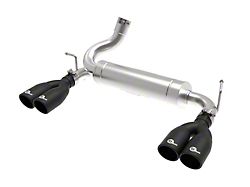AFE Rebel Series 2.50-Inch Axle-Back Exhaust with Black Tips (07-18 Jeep Wrangler JK)