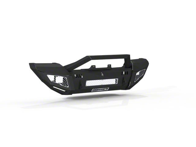 Road Armor IDENTITY Front Bumper with Sheetmetal Bar Guard; Textured Black (18-24 Jeep Wrangler JL, Excluding Rubicon)