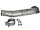 AFE Twisted Stainless Steel Loop Delete Down-Pipe (20-24 3.6L Jeep Gladiator JT)