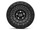Black Rhino Barricade Gun Black with Black Rock Guard Wheel; 17x8.5 (07-18 Jeep Wrangler JK)