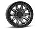 Black Rhino Calico Matte Gunmetal with Matte Black Lip Wheel; 17x8.5 (07-18 Jeep Wrangler JK)
