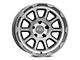 Black Rhino Chase Brushed Gunmetal Wheel; 17x9.5 (18-24 Jeep Wrangler JL)