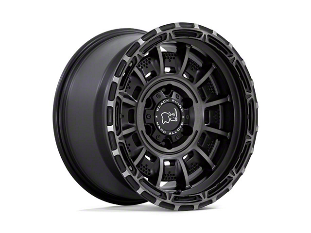 Black Rhino Legion Matte Black with Gray Tint Wheel; 17x9 (18-23 Jeep Wrangler JL)