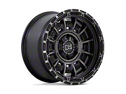 Black Rhino Legion Matte Black with Gray Tint Wheel; 17x9; -12mm Offset (20-26 Jeep Gladiator JT)