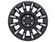 Black Rhino Mission Matte Black Machined Wheel; 17x8.5 (18-24 Jeep Wrangler JL)