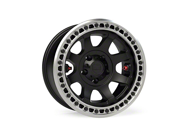 Teraflex Olympus Beadlock Off-Road Metallic Black Wheel; 17x9 (07-18 Jeep Wrangler JK)