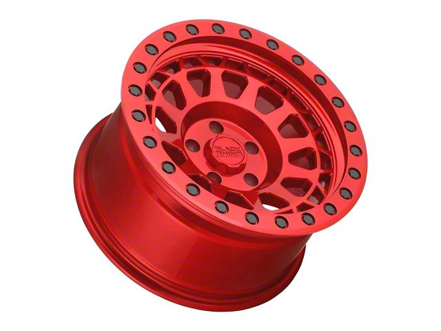 Black Rhino Primm Candy Red Wheel; 17x9 (07-18 Jeep Wrangler JK)
