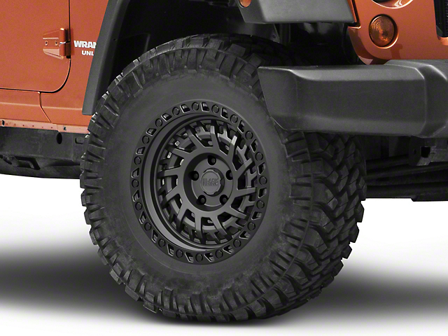 Black Rhino Shredder Matte Gunmetal Wheel; 17x9 (18-22 Jeep Wrangler JL)