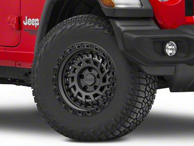 Black Rhino Shredder Matte Gunmetal Wheel; 17x9 (18-24 Jeep Wrangler JL)