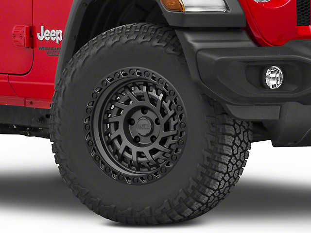 Black Rhino Shredder Matte Gunmetal Wheel; 17x9 (18-22 Jeep Wrangler JL)