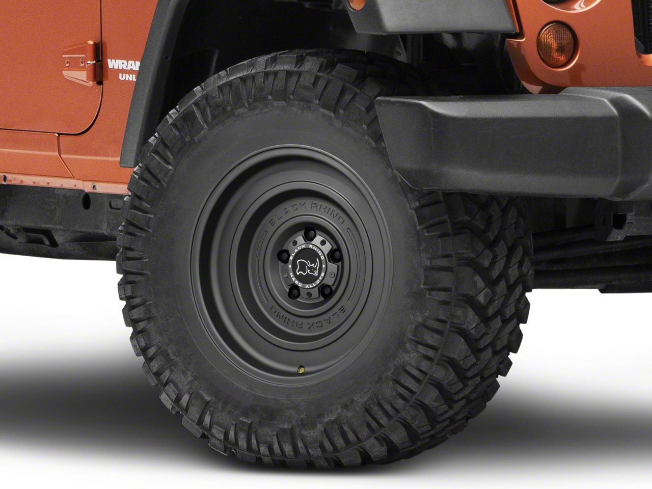 Black Rhino Solid Matte Gun Black Wheel; 17x9.5 (18-23 Jeep Wrangler JL)