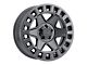 Black Rhino York Matte Gunmetal Wheel; 17x9 (20-24 Jeep Gladiator JT)