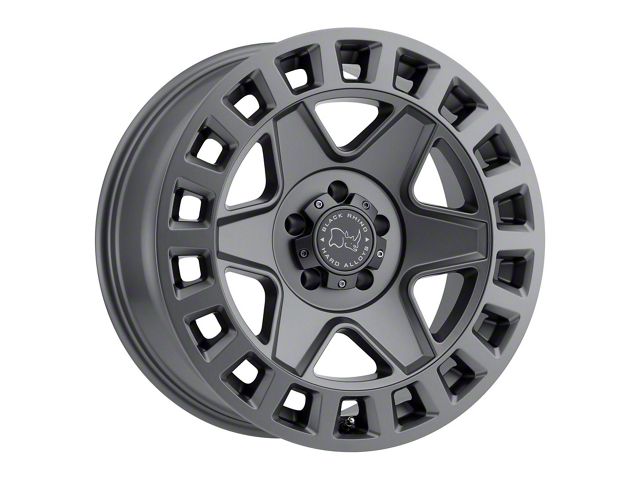 Black Rhino York Matte Gunmetal Wheel; 17x9 (18-24 Jeep Wrangler JL)