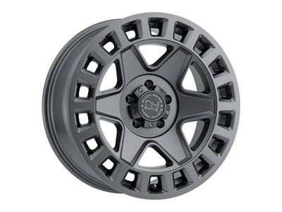 Black Rhino York Matte Gunmetal Wheel; 17x9 (18-23 Jeep Wrangler JL)