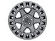 Black Rhino York Matte Gunmetal Wheel; 17x9 (18-24 Jeep Wrangler JL)