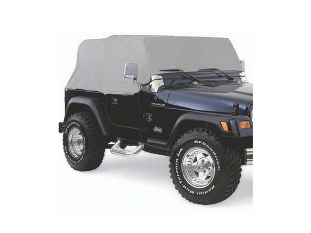 Smittybilt Water-Resistant Cab Cover; Gray (76-86 Jeep CJ7)