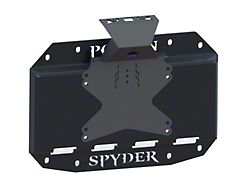 Poison Spyder Spare Tire Carrier Delete Plate with Camera Mount; SpyderShell Armor Coat (18-22 Jeep Wrangler JL)