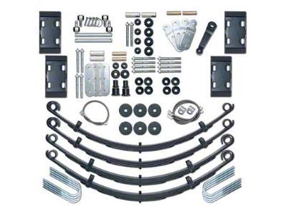 Rubicon Express 4.50-Inch Extreme-Duty Leaf Spring Suspension Lift Kit (76-86 Jeep CJ7)