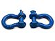 RedRock 3/4-Inch D-Ring Shackles; Hydro Blue