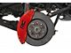 Rough Country Brake Caliper Covers; Red; Front and Rear (18-24 Jeep Wrangler JL, Excluding Sport)
