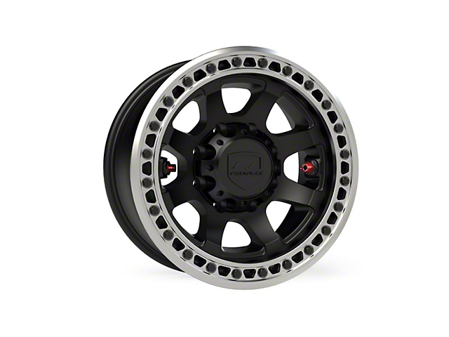 Teraflex Olympus Beadlock Off-Road Metallic Black 8-Lug Wheel; 17x9 (07-18 Jeep Wrangler JK)