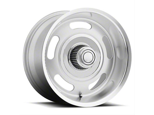 B/G Rod Works Rally Silver Machined Wheel; 17x8 (05-10 Jeep Grand Cherokee WK, Excluding SRT8)