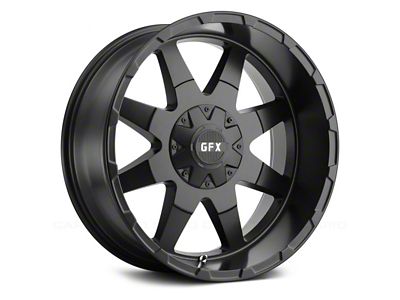 G-FX TR-12 Matte Black 5-Lug Wheel; 17x9; 12mm Offset (05-15 Tacoma)