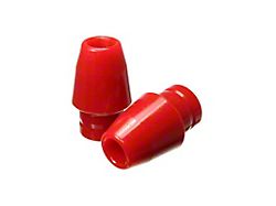 Extended Height Front Bump Stops for 1.75-Inch Lift; Red (07-18 Jeep Wrangler JK)