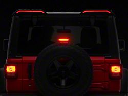RedRock Roof Mounted Spoiler with LED Brake and Reverse Lighting (18-23 Jeep Wrangler JL)