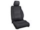 PRP Front Seat Covers; Black and Gray (07-10 Jeep Wrangler JK)