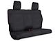 PRP Rear Seat Cover; Black with Red Stitching (08-10 Jeep Wrangler JK 4-Door)