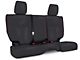 PRP Rear Seat Cover; Black with Red Stitching (13-18 Jeep Wrangler JK 2-Door)