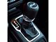 Mopar Automatic Transmission Shift Knob and Boot; Black Leather with White Stitching (20-24 Jeep Gladiator JT)