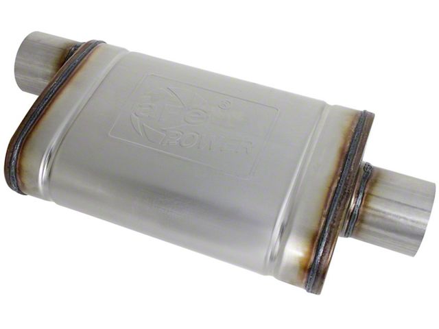 AFE MACH Force-XP Muffler; 3-Inch Inlet/3-Inch Outlet (Universal; Some Adaptation May Be Required)