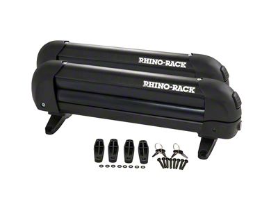 Rhino-Rack Ski and Snowboard Carrier for 3 Skis or 2 Snowboards (Universal; Some Adaptation May Be Required)