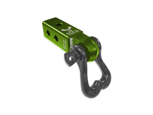 Moose Knuckle Offroad XL Shackle/Mohawk 2.0 Receiver Combo; Bean Green/Gun Gray (Universal; Some Adaptation May Be Required)